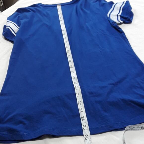 Chase Elliott Racing 24 Womens Sz M Blue V-neck Short Sleeve Graphic Tee Shirt - Picture 7 of 8